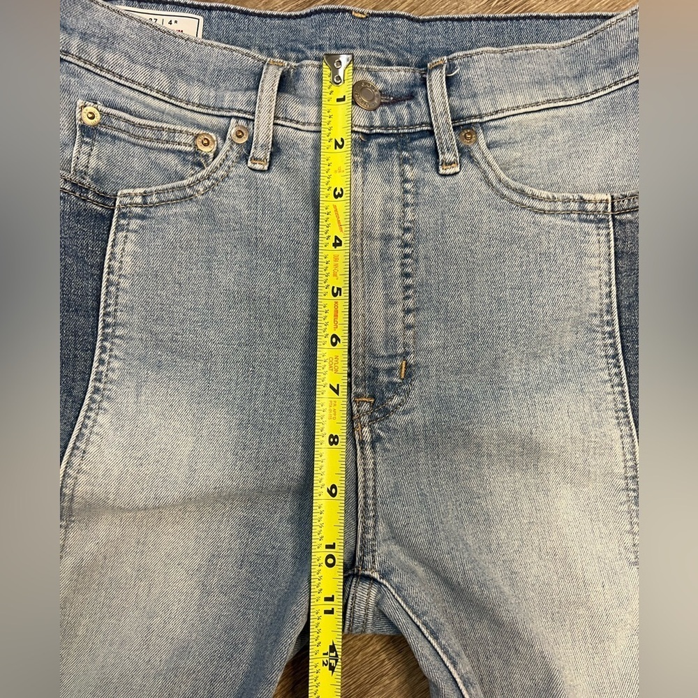 GAP High Rise Two Tone Vintage Slim Jeans 27 - Picture 7 of 8